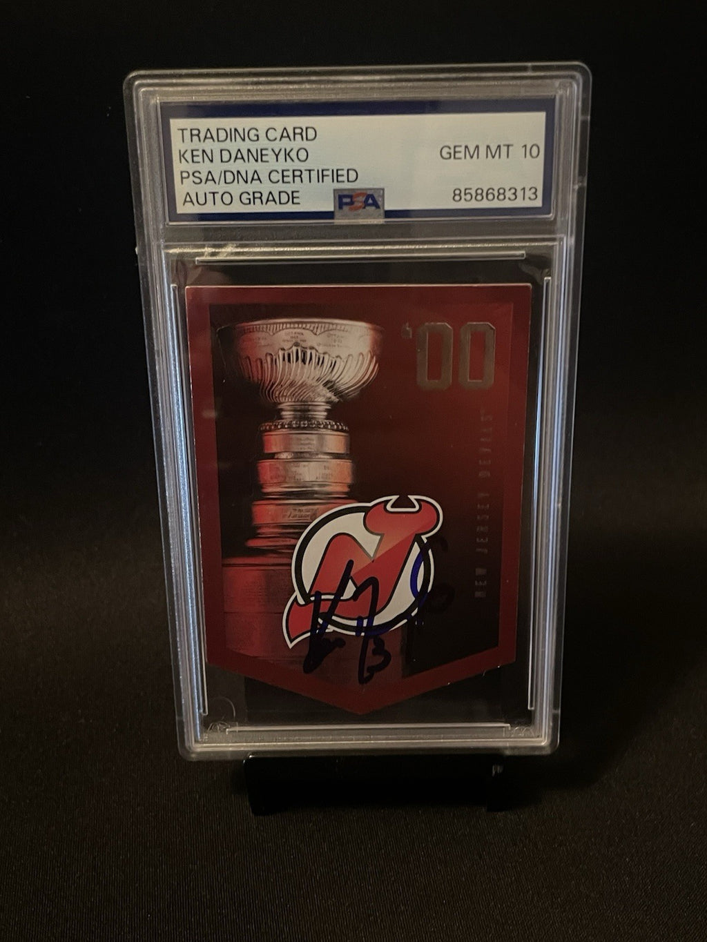 Ken Daneyko Signed 2012 Panini Molson Stanley Cup ‘00 PSA Auto 10 Autographed