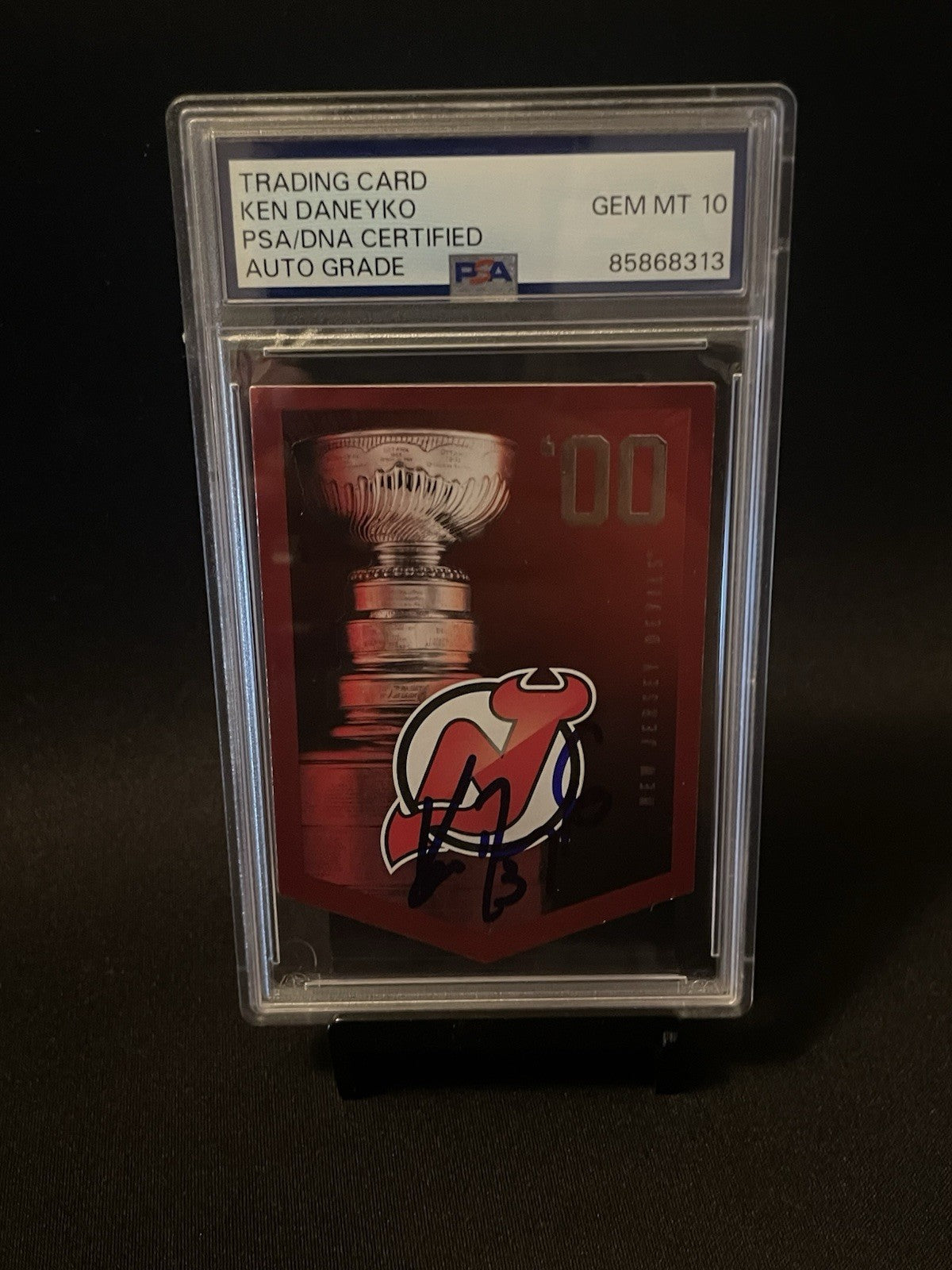 Ken Daneyko Signed 2012 Panini Molson Stanley Cup ‘00 PSA Auto 10 Autographed
