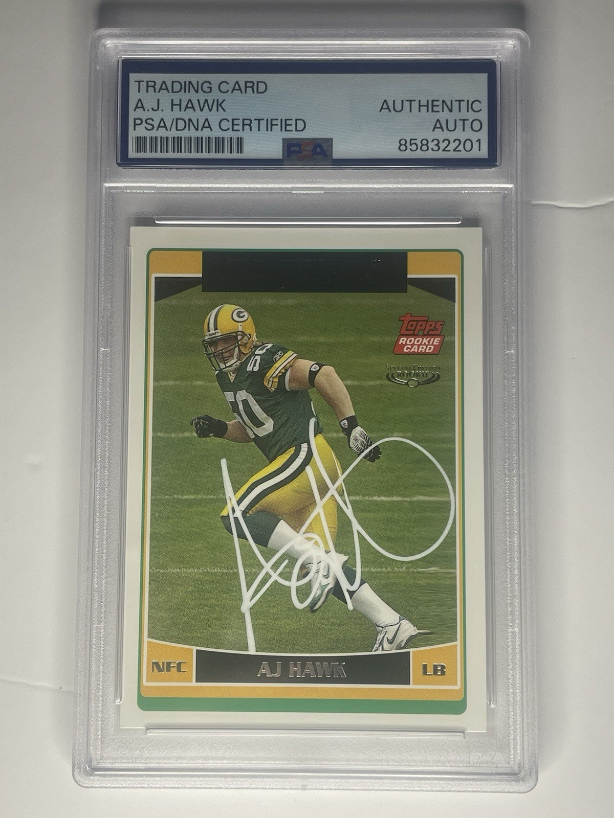 AJ Hawk Signed 2006 Topps Special Edition PSA/DNA Auto Rookie Card RC #360