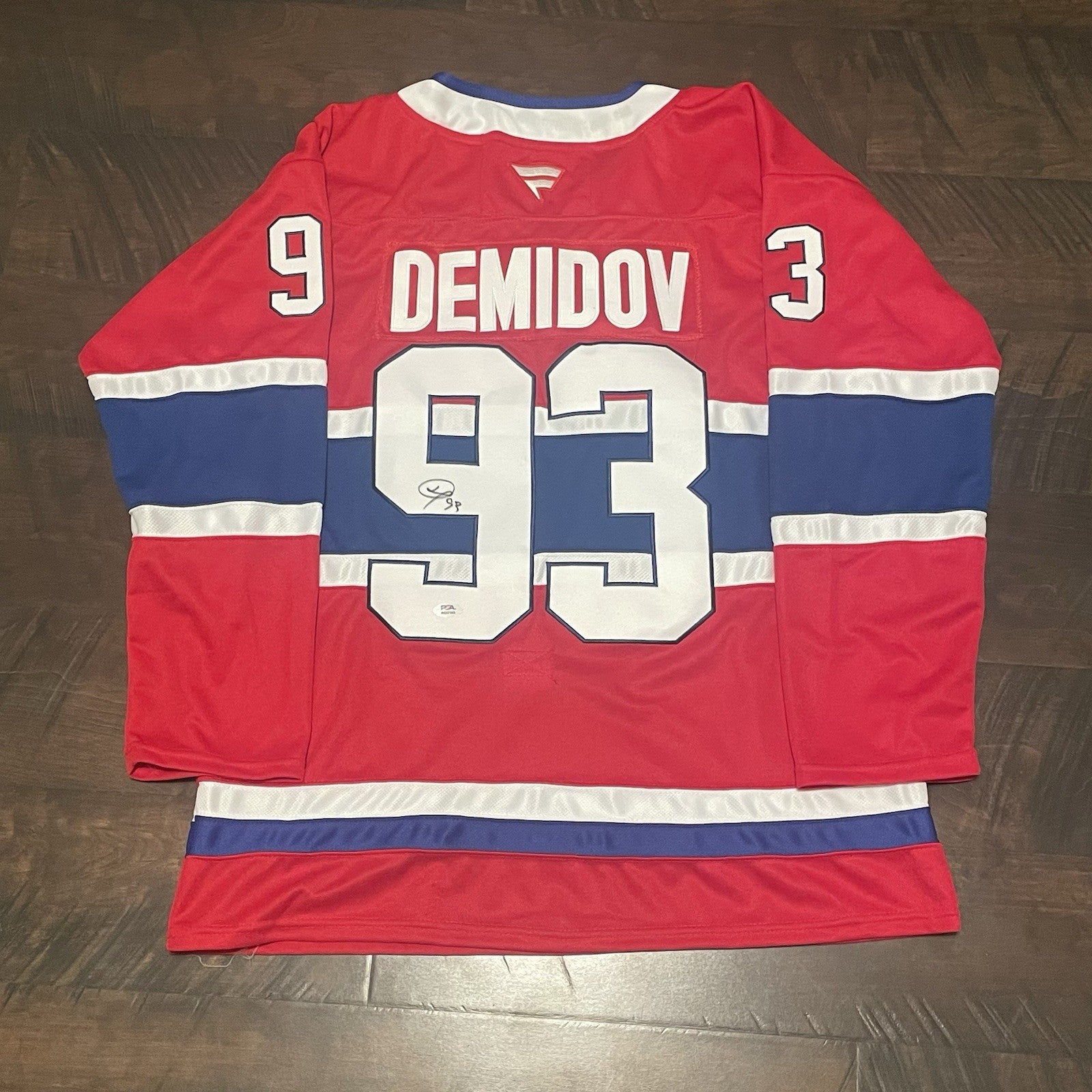 Ivan Demidov Signed Jersey PSA/DNA Autographed Montreal Canadiens