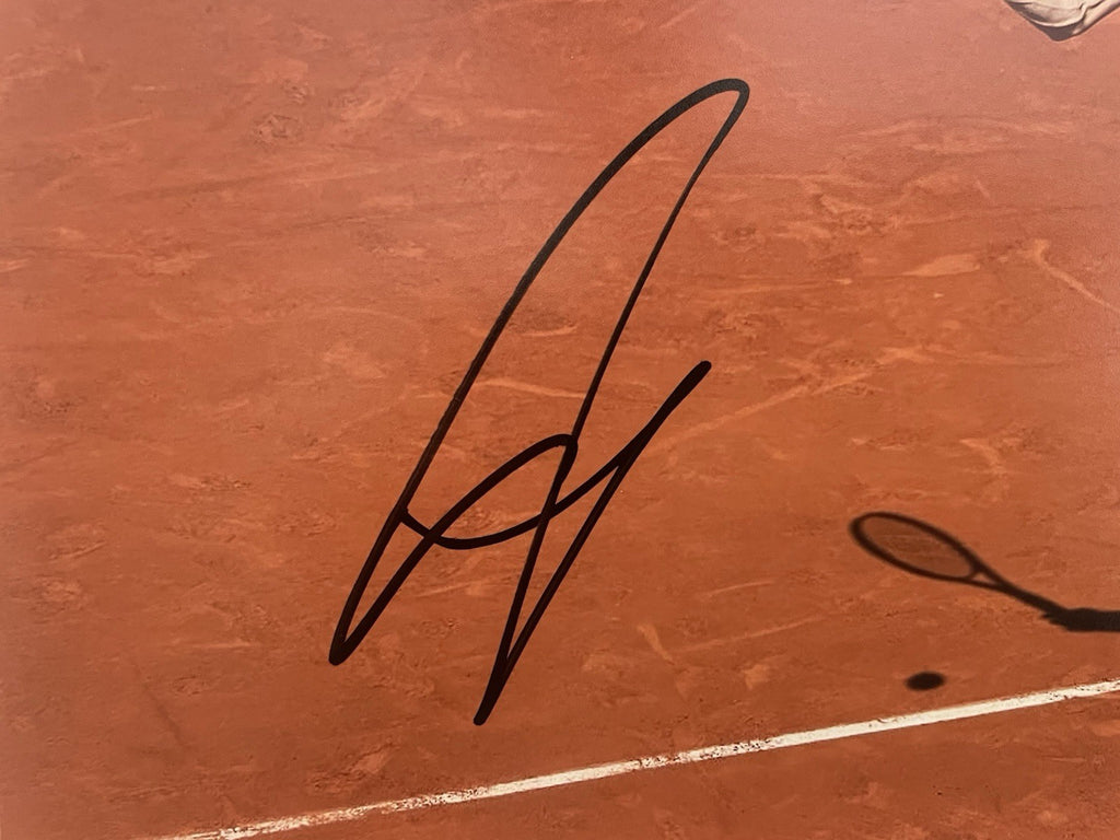 Jannik Sinner Signed 8x10 Photo PSA/DNA Autographed Tennis