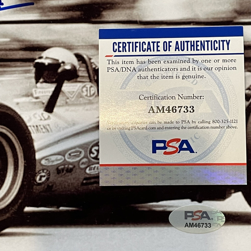 Mario Andretti Signed 8x10 Photo PSA/DNA Autographed Racing Legend Indy