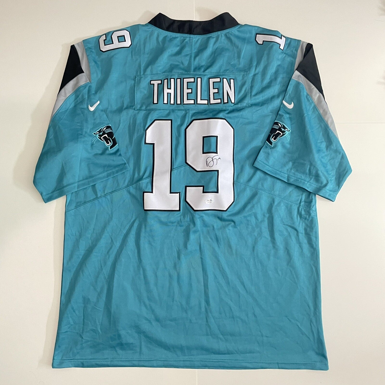 Adam Thielen Signed Carolina Panthers Jersey PSA/DNA Autographed