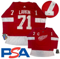 Dylan Larkin Signed Jersey PSA/DNA Autographed Detroit Red Wings