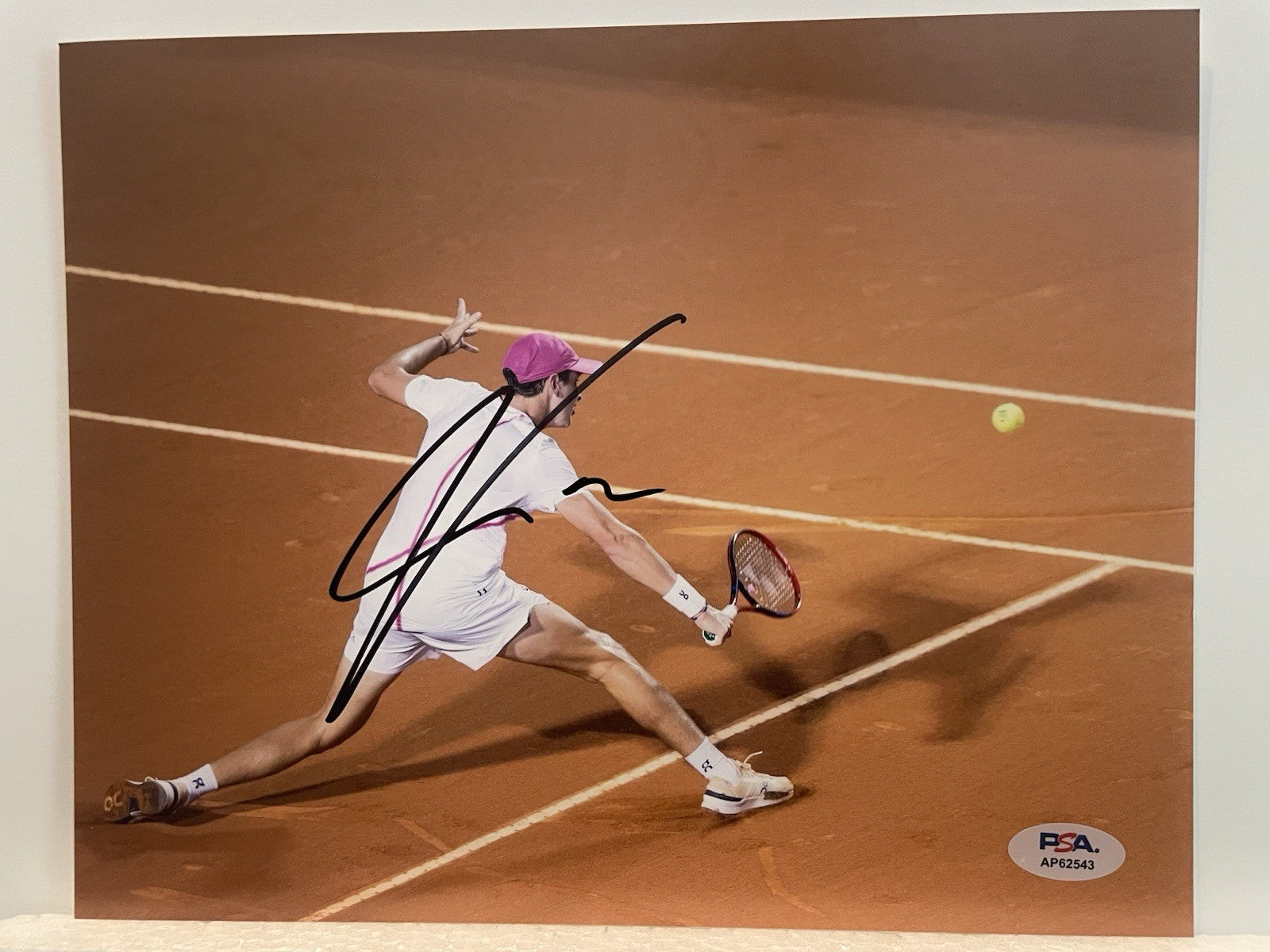 Joao Fonseca Signed 8x10 Photo PSA/DNA Autographed Tennis