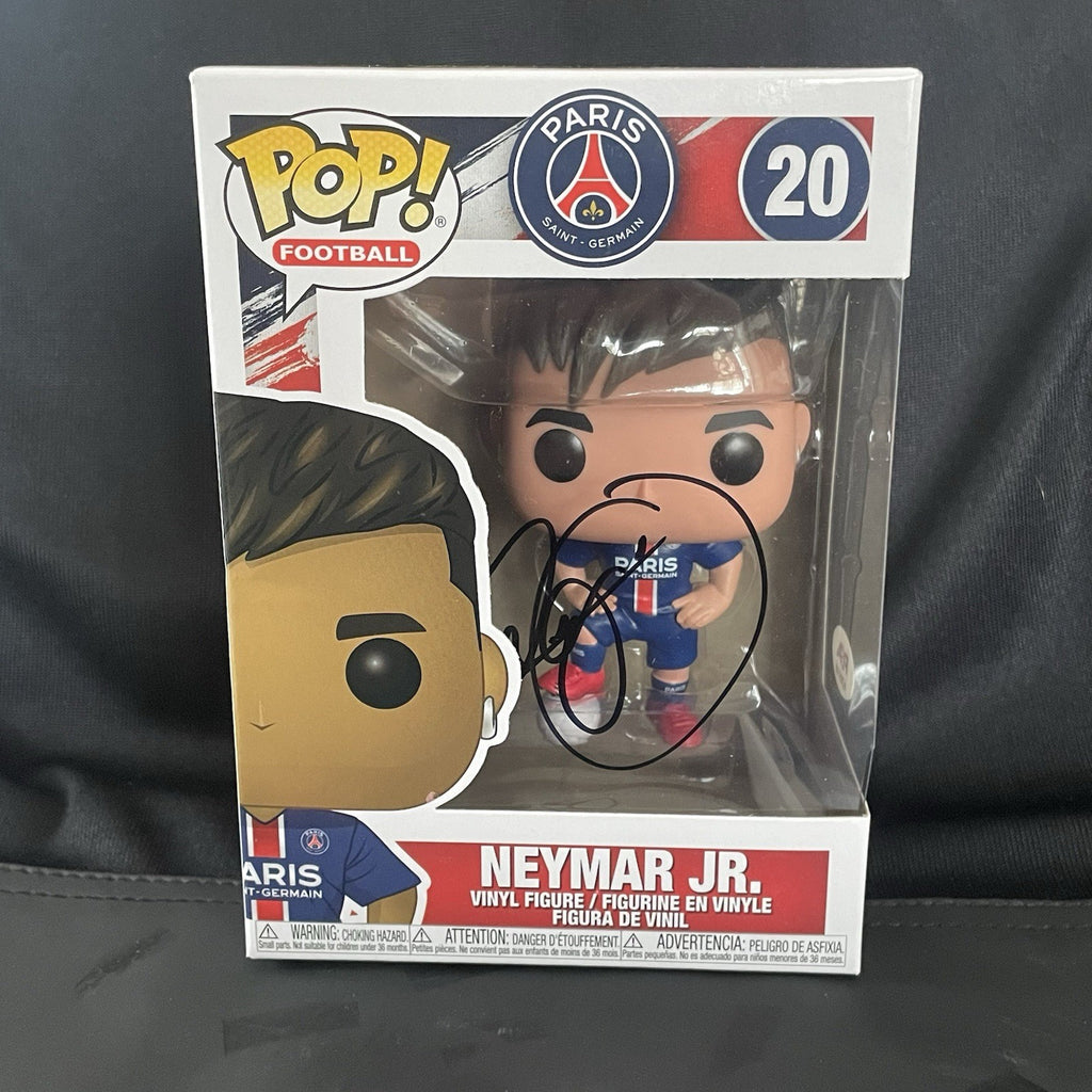 Neymar Jr. Signed PSG Funko POP #20 PSA/DNA Autographed Paris Saint Germain READ