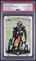 Davante Adams Signed 2014 Topps PSA Auto 10 #337 Rookie