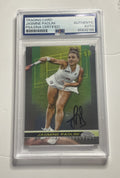 Jasmine Paolini Signed 2024 Topps Chrome PSA/DNA #192 RC
