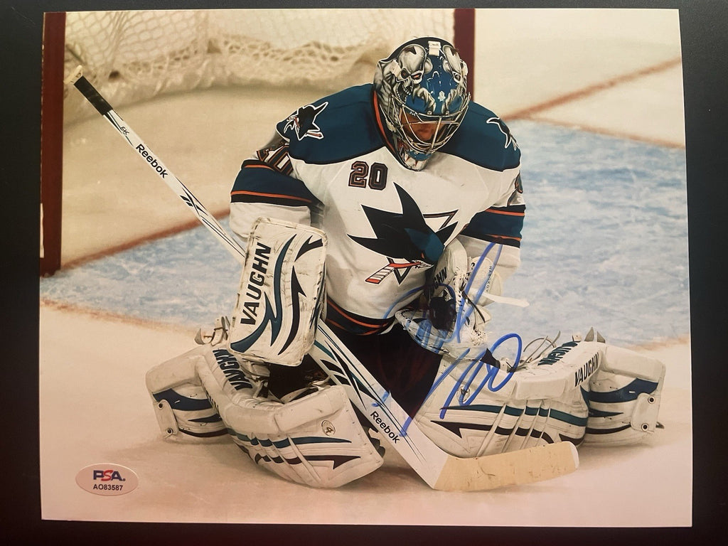 Evgeni Nabokov Signed 8x10 Photo PSA/DNA Autographed SJ Sharks Legend