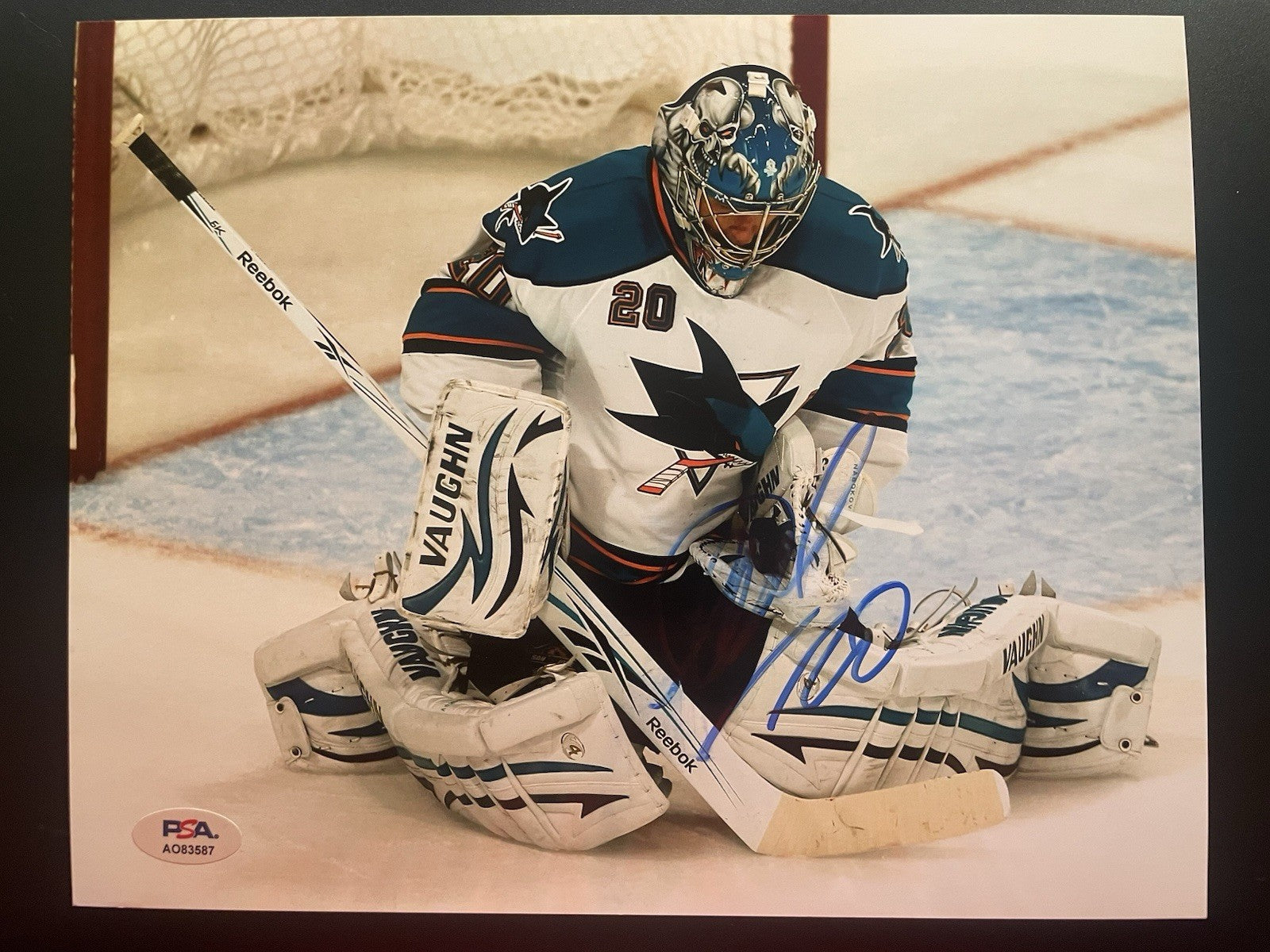 Evgeni Nabokov Signed 8x10 Photo PSA/DNA Autographed SJ Sharks Legend