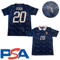 Desire Doue Signed Jersey PSA/DNA COA Autographed France World Cup Désiré Doué