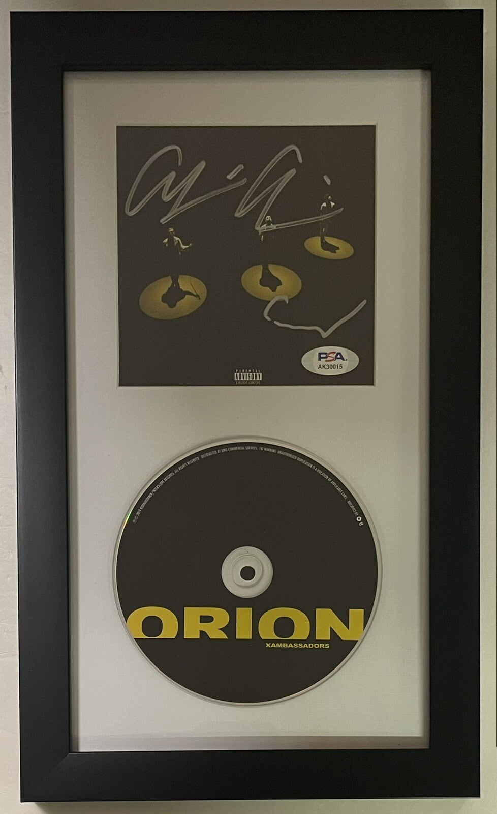 X Ambassadors Signed Orion Framed CD PSA/DNA COA Autographed Album