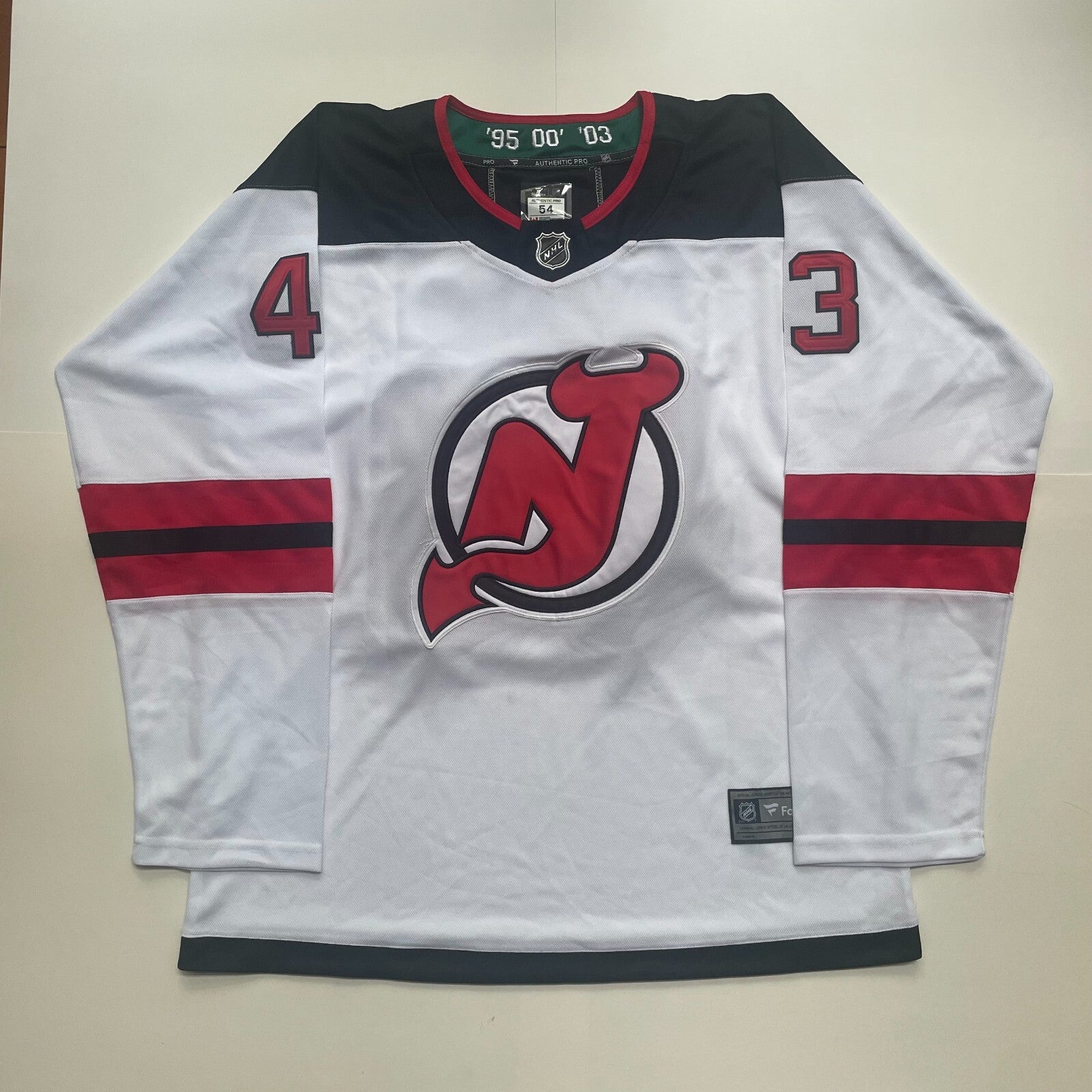 Luke Hughes Signed Jersey PSA/DNA Autographed New Jersey Devils
