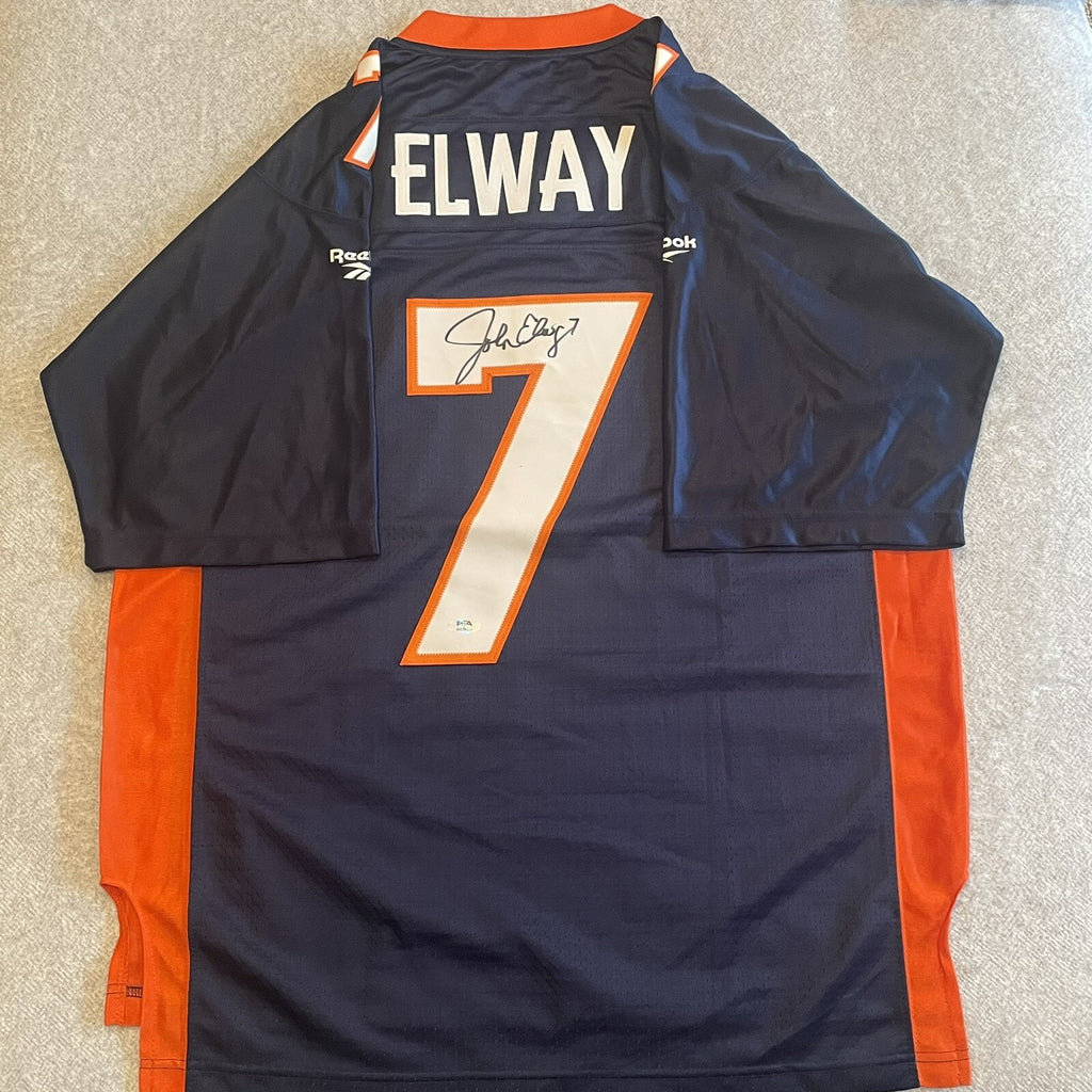 John Elway Signed Jersey PSA/DNA Denver Broncos Autographed SB Champ Legend HOF