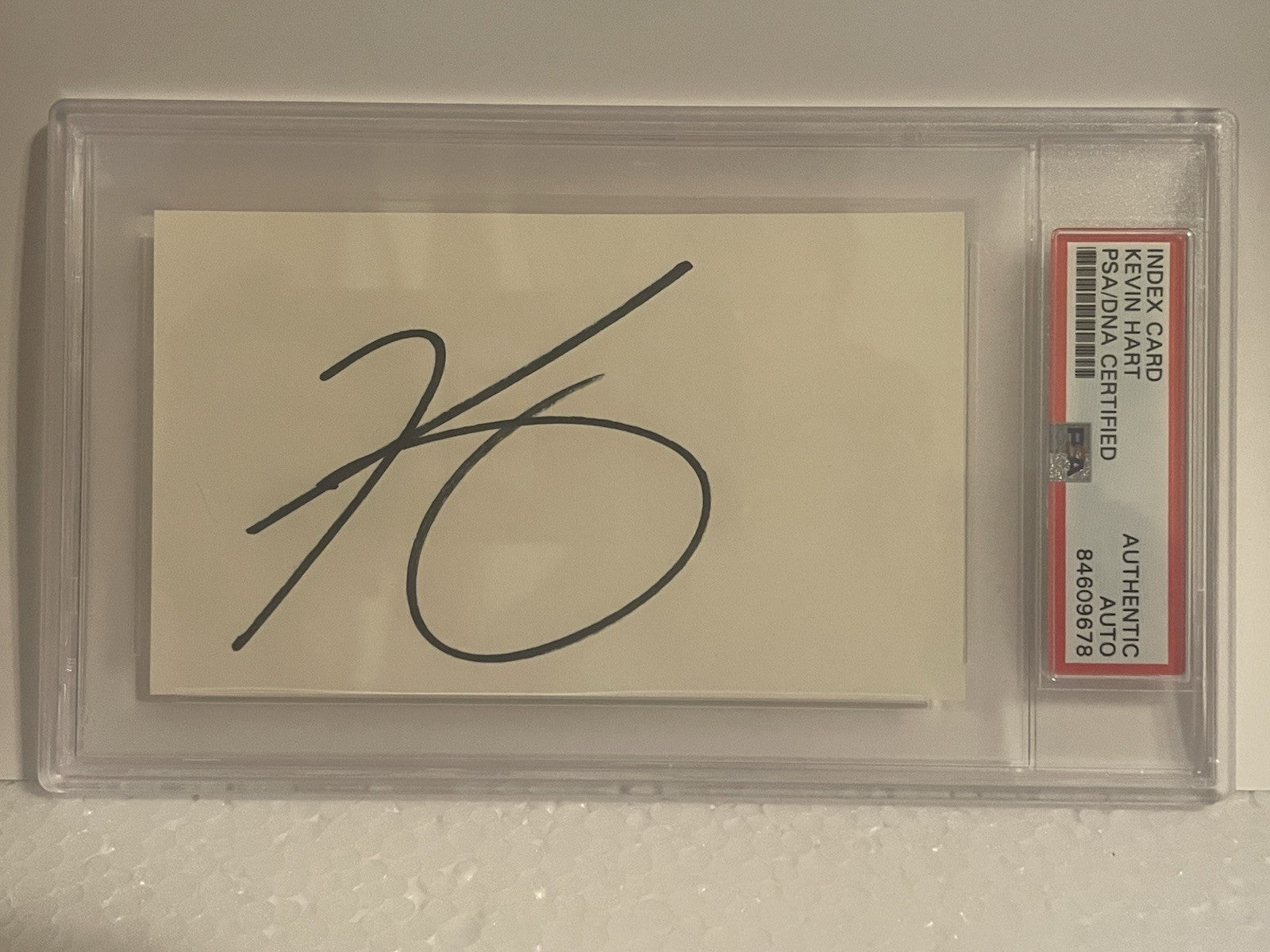 Kevin Hart Signed Index Card PSA/DNA Comedian Actor Autographed