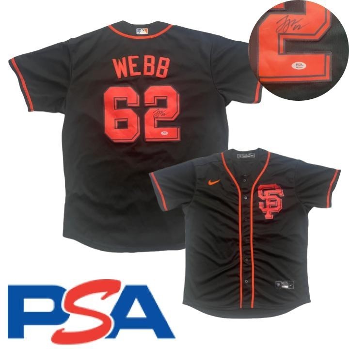 Logan Webb Signed Jersey PSA/DNA San Francisco Giants Autographed SF