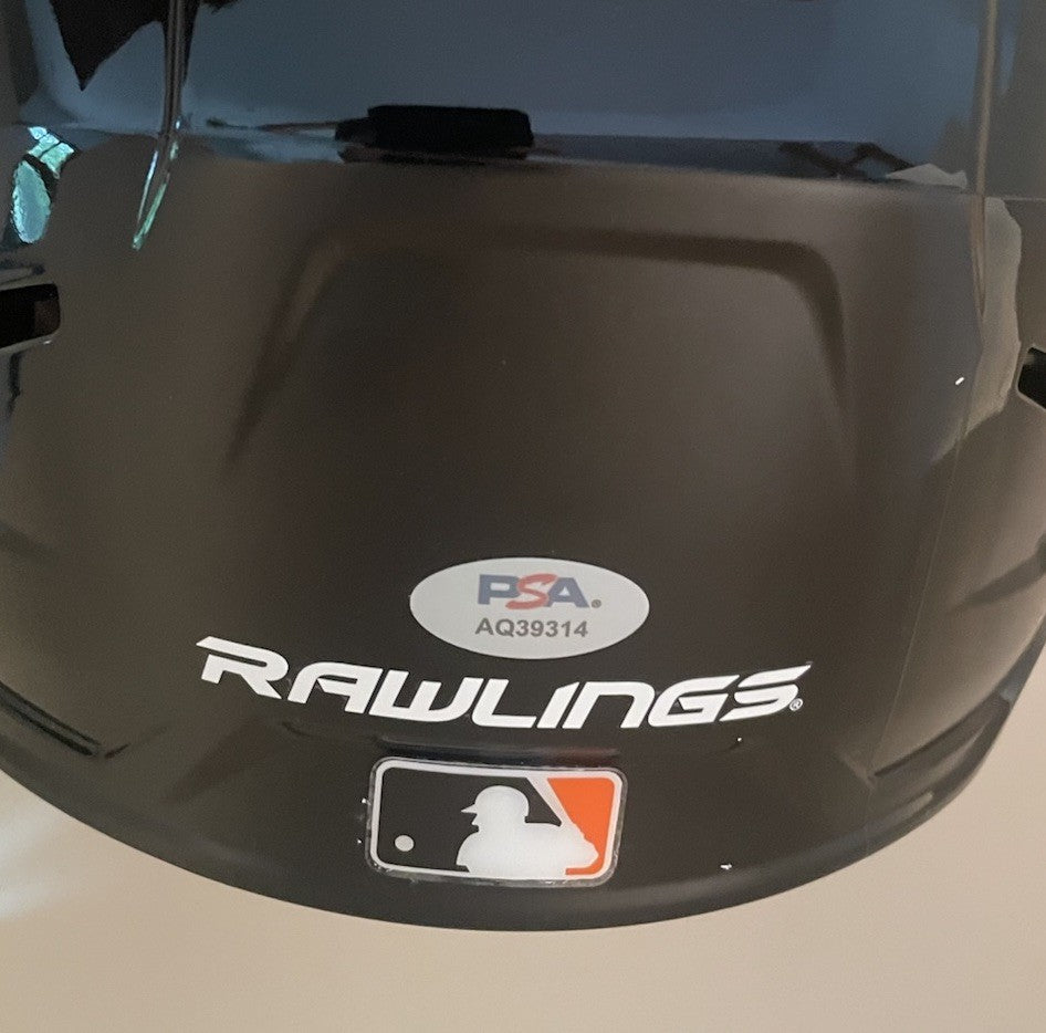 Bryce Eldridge Signed F/S Batting Helmet PSA/DNA Autographed Giants Full Sized