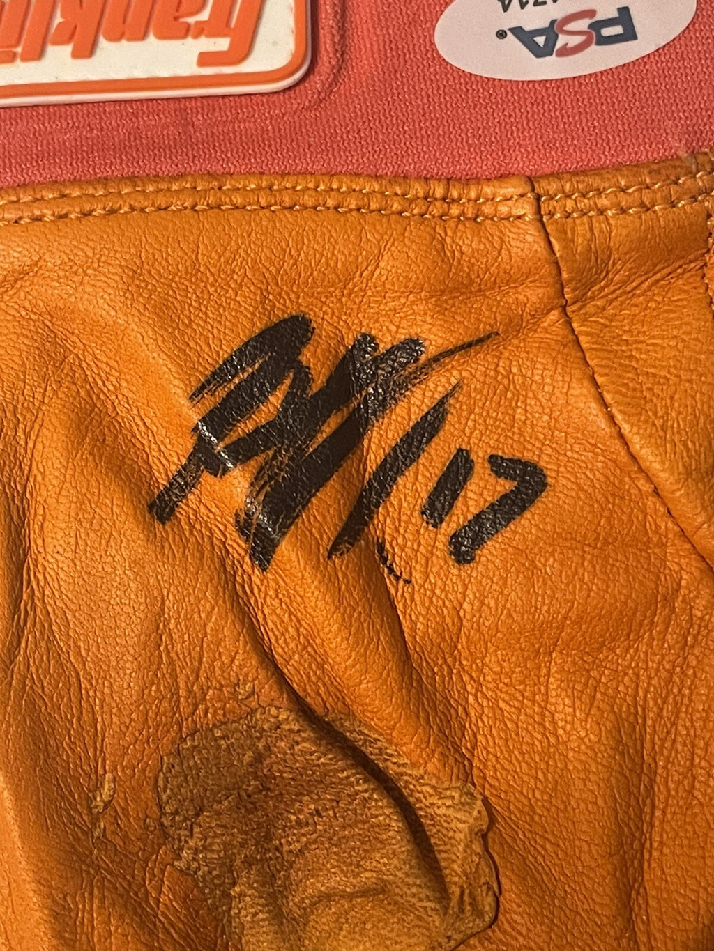 Heliot Ramos Signed Player Issued/Used Batting Glove PSA/DNA Autographed