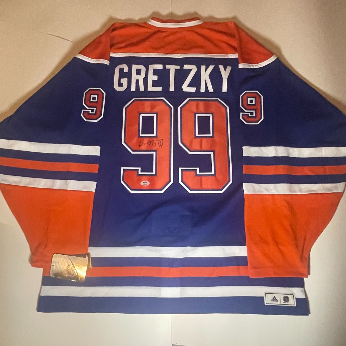 Wayne Gretzky Signed Authentic Adidas Jersey PSA/DNA Autographed Edmonton Oilers