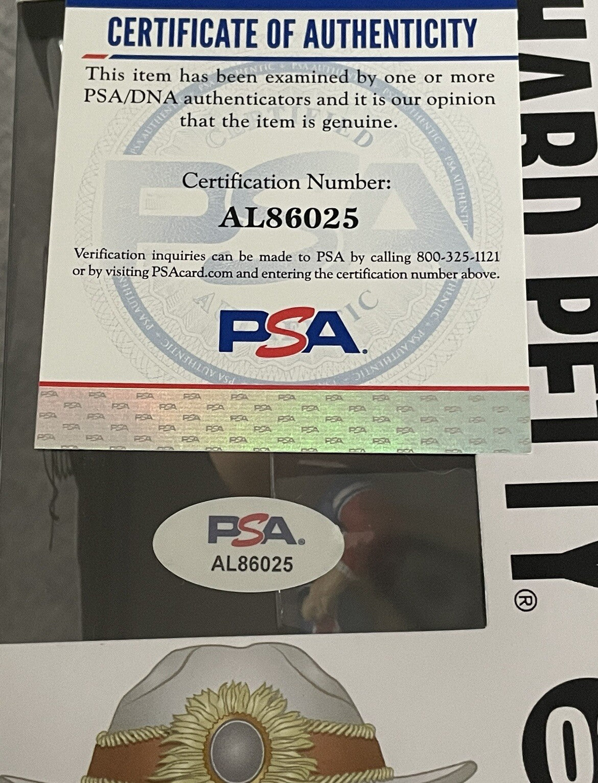 Richard Petty Signed Funko POP PSA/DNA Autographed Racing NASCAR Legend