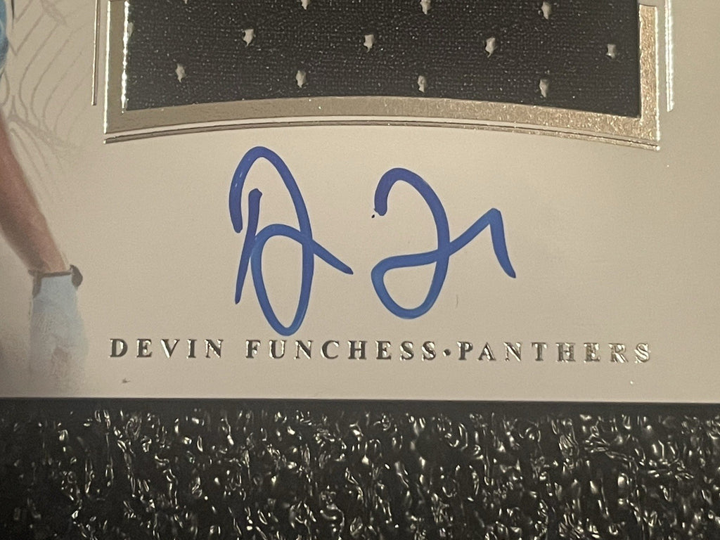 Devin Funchess 2015 Panini National Treasures NT Patch Auto 98/99 RPA