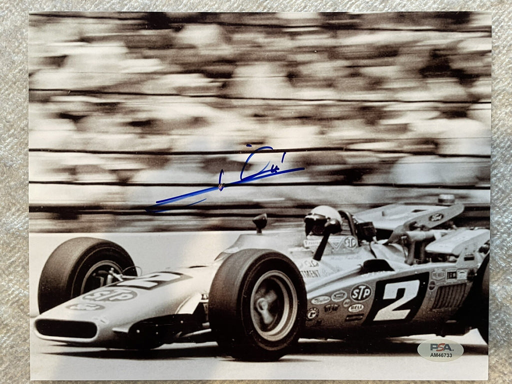 Mario Andretti Signed 8x10 Photo PSA/DNA Autographed Racing Legend Indy
