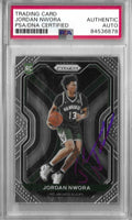 Jordan Nwora Signed Prizm RC PSA/DNA Milwaukee Bucks Autographed #273