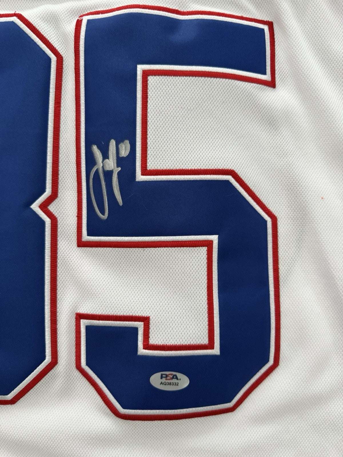 Samuel Montembeault Signed Jersey PSA/DNA Autographed Montreal Canadiens
