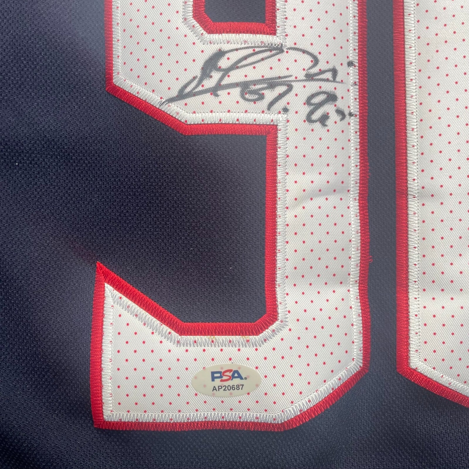 Elvis Merzlikins Signed Jersey PSA/DNA Autographed Columbus Blue Jackets