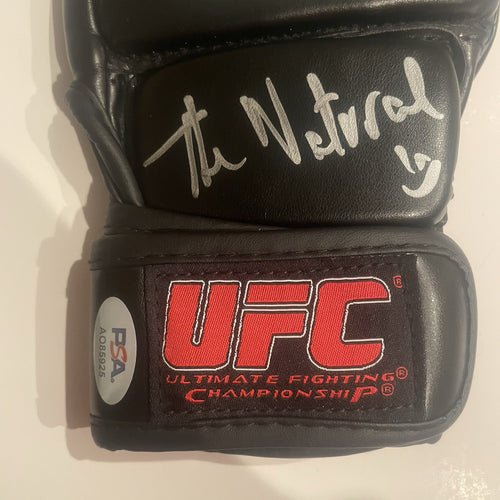 Caio Borralho Signed UFC Fight Glove PSA/DNA Autographed The Natural