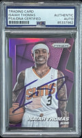 Isaiah Thomas Signed 2014-15 Panini Prizm Die Cut #123 /139 PSA/DNA Autographed