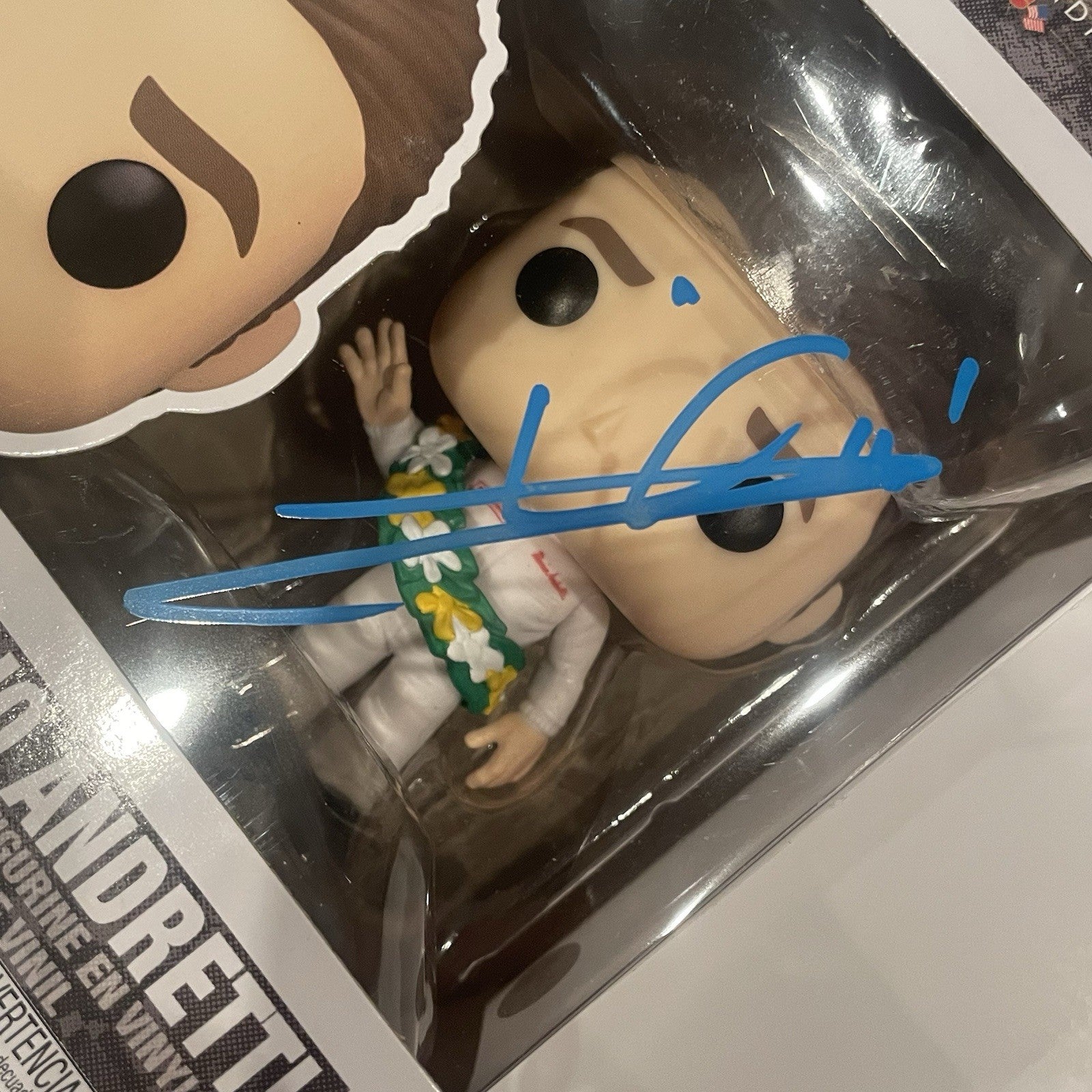 Mario Andretti Signed Funko POP JSA COA Autographed Racing