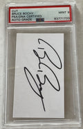 Bruce Bochy Signed Cut PSA/DNA Encapsulated Autographed Giants Rangers Padres