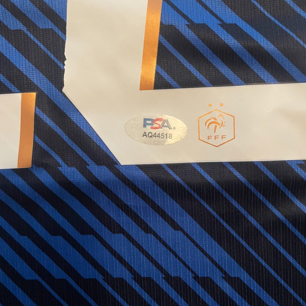 Desire Doue Signed Jersey PSA/DNA COA Autographed France World Cup Désiré Doué