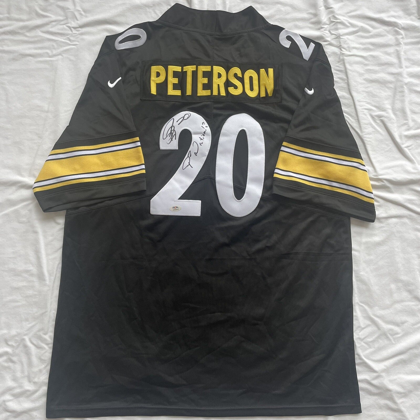 Patrick Peterson Signed Pittsburgh Steelers Jersey PSA/DNA Autographed P2 Nation