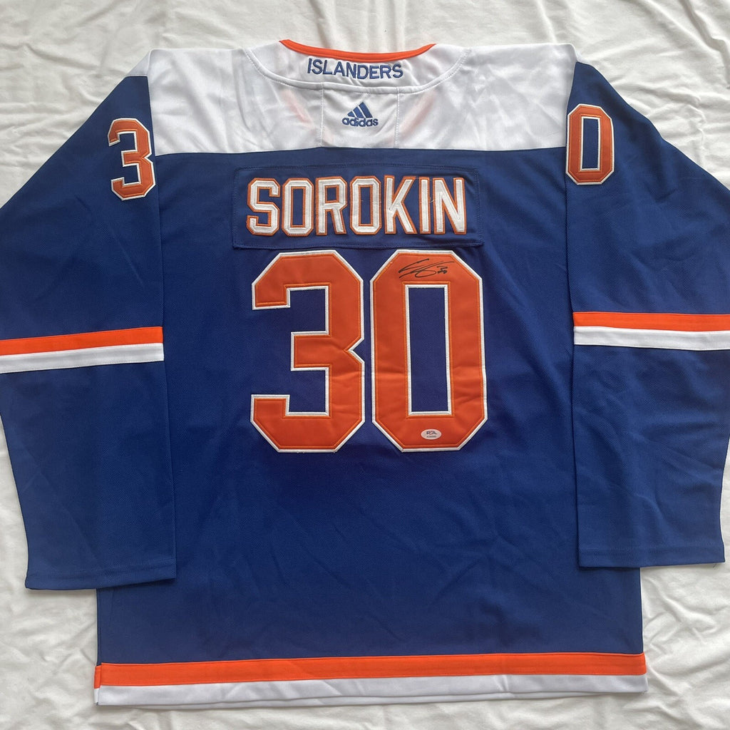 Ilya Sorokin Signed New York Islanders Jersey PSA/DNA Autographed