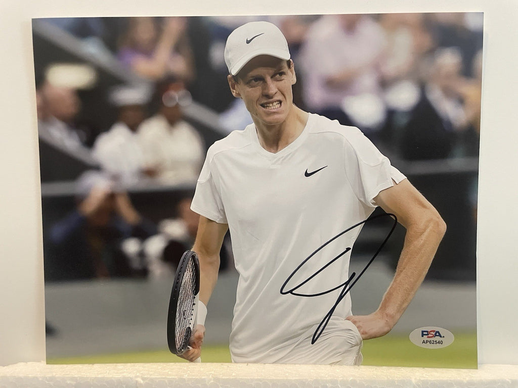 Jannik Sinner Signed 8x10 Photo PSA/DNA Autographed Tennis Wimbledon