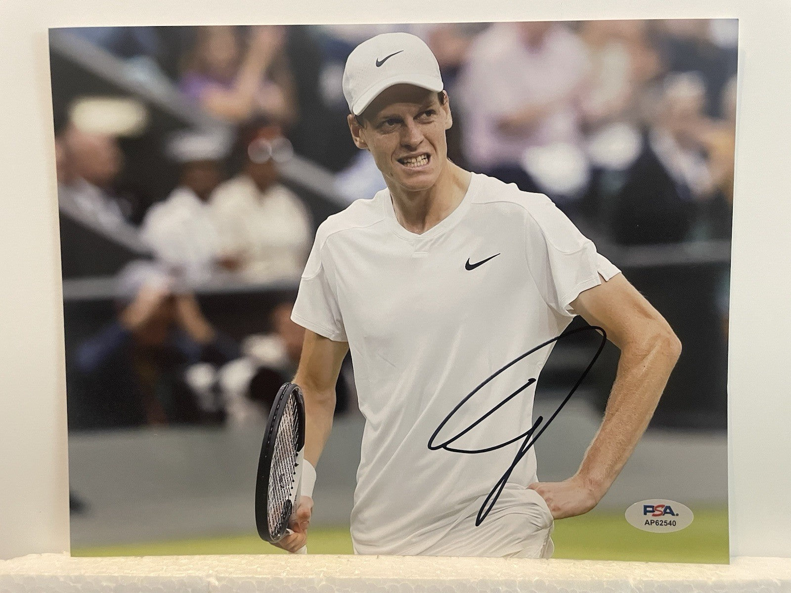 Jannik Sinner Signed 8x10 Photo PSA/DNA Autographed Tennis Wimbledon