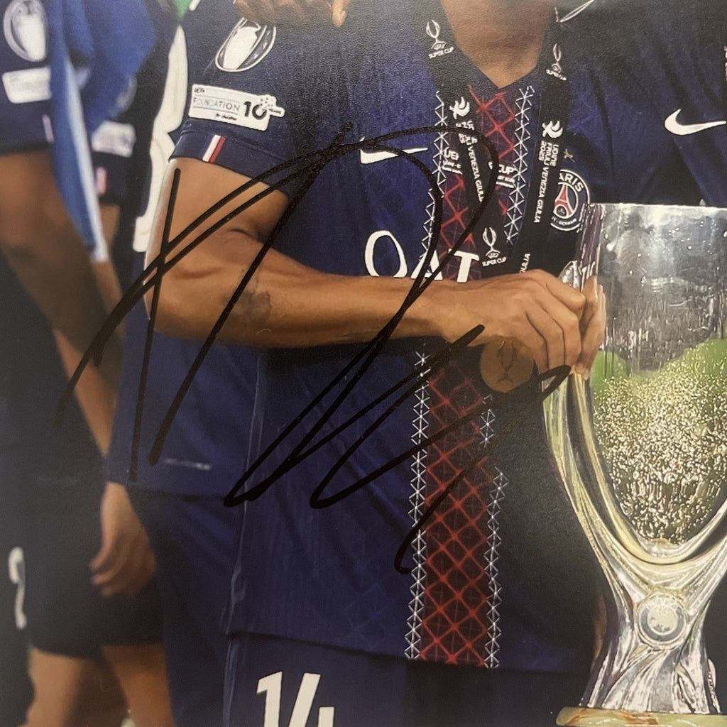 Desire Doue Ousmane Dembele Signed 8x10 Photo PSA/DNA Autographed France PSG
