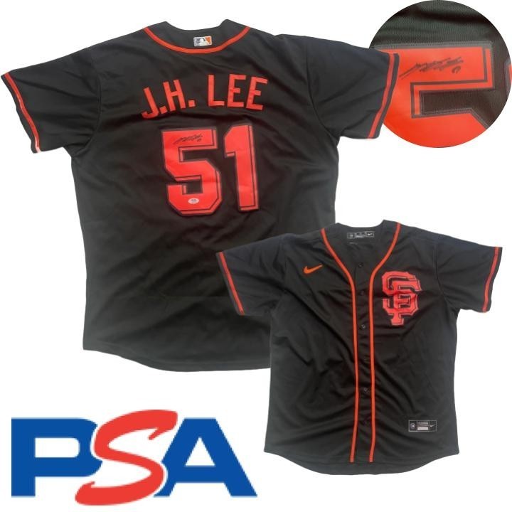 Jung Hoo JH Lee Signed Jersey PSA/DNA San Francisco Giants Autographed SF
