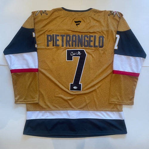Alex Pietrangelo Signed Jersey JSA COA Vegas Golden Knights Autographed
