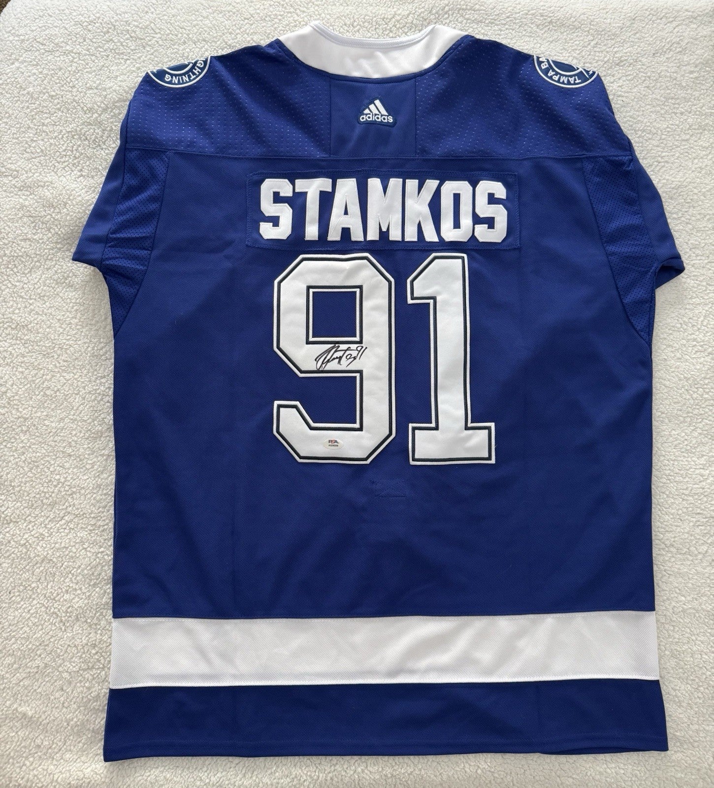 Steven Stamkos Signed Jersey PSA/DNA Autographed Tampa Bay Lightning