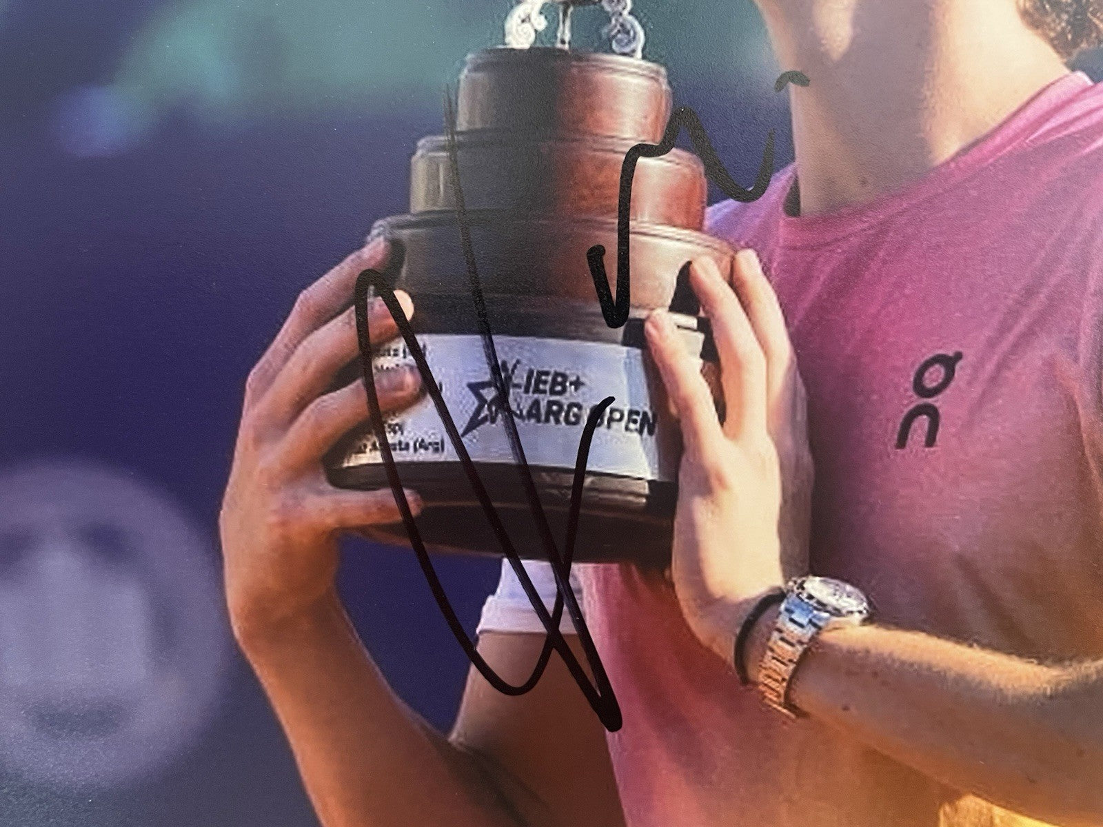 Joao Fonseca Signed 8x10 Photo PSA/DNA Autographed Tennis