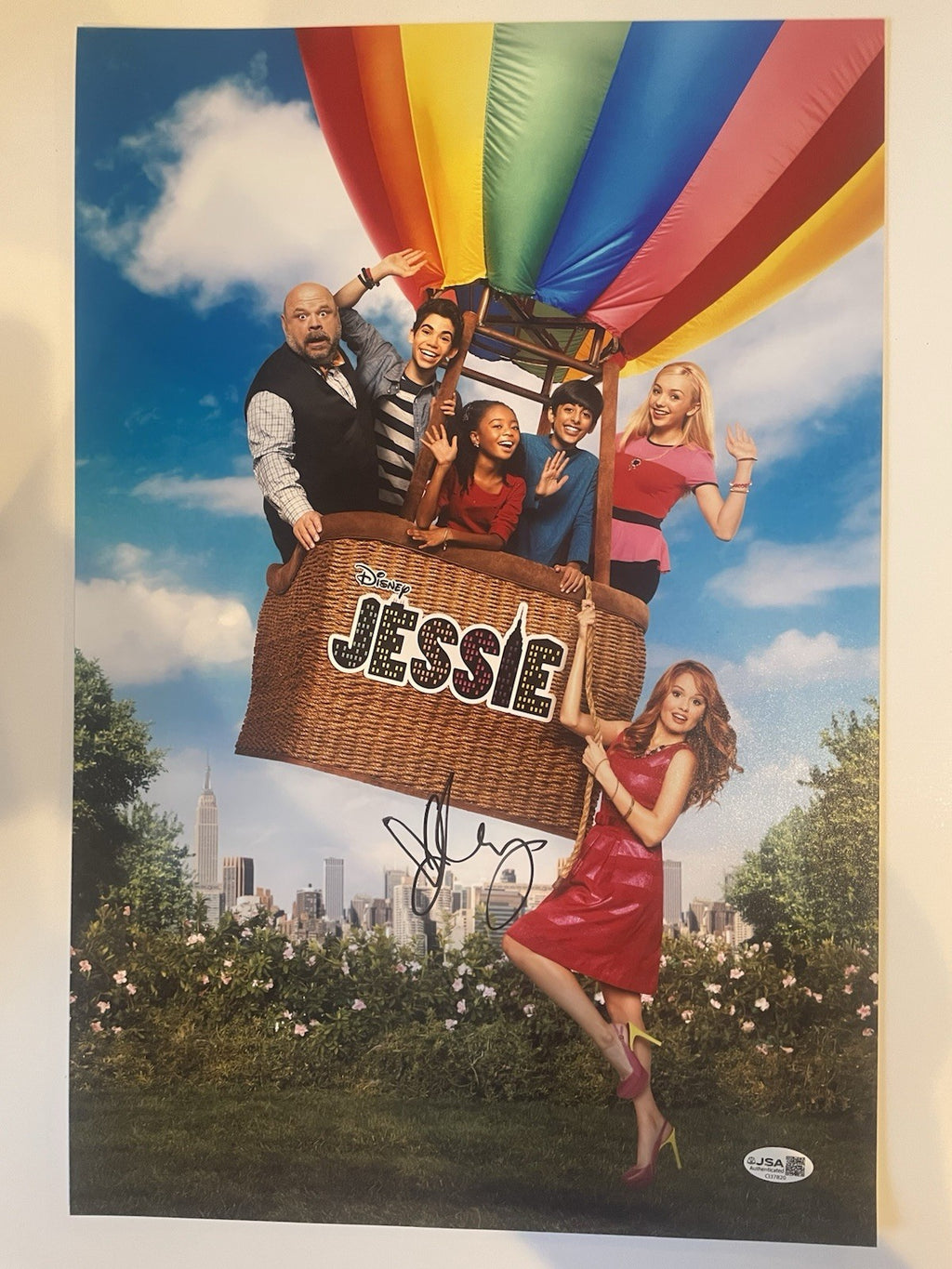 Debby Ryan Signed 12x18 Jessie Poster Photo JSA COA Autographed