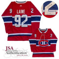 Patrik Laine Signed Jersey JSA COA Montreal Canadiens Autographed