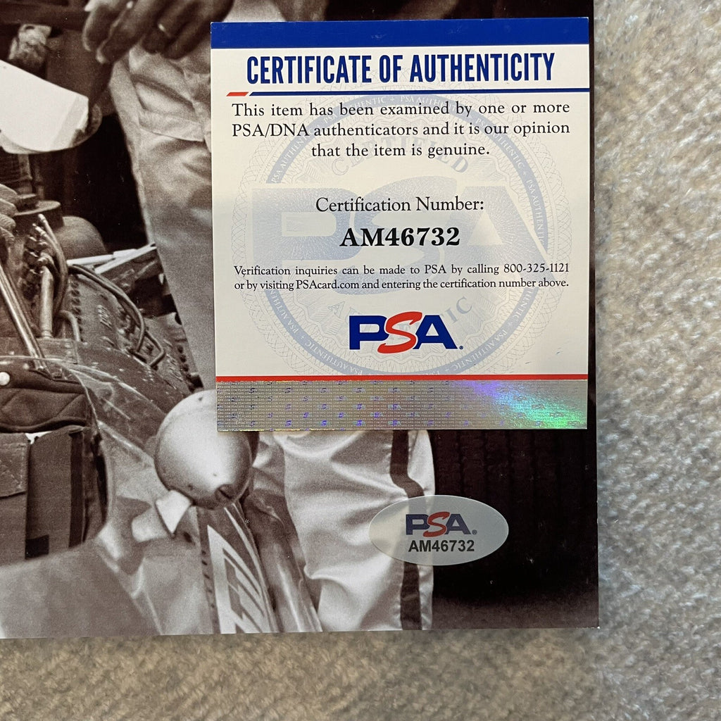 Mario Andretti Signed 8x10 Photo PSA/DNA Autographed Racing Legend Indy