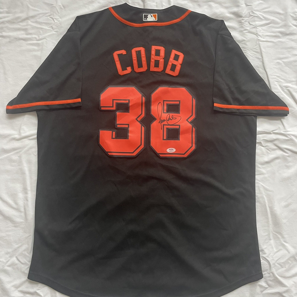Alex Cobb Signed Jersey PSA/DNA San Francisco Giants Autographed SF
