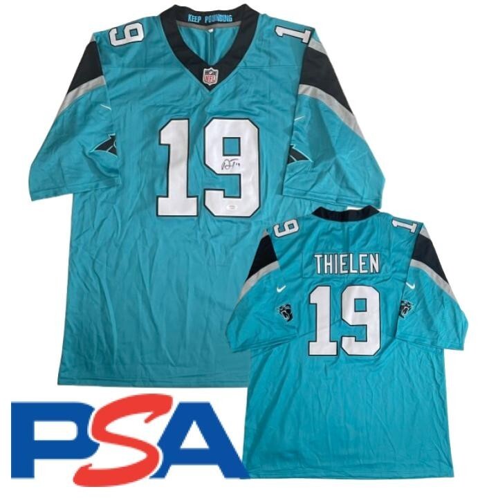 Adam Thielen Signed Carolina Panthers Jersey PSA/DNA Autographed