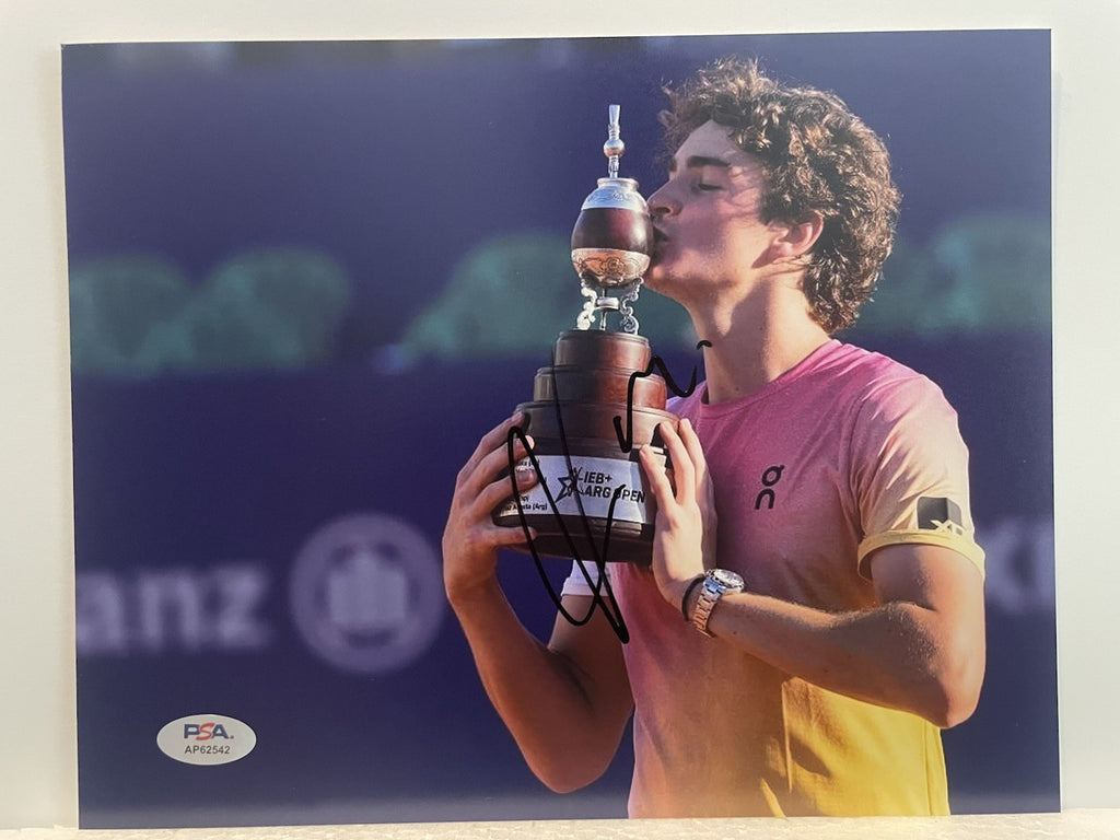 Joao Fonseca Signed 8x10 Photo PSA/DNA Autographed Tennis