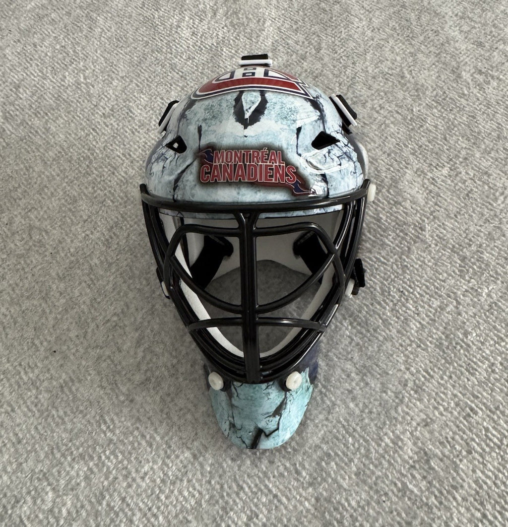 Sam Montembeault Signed Mini Goalie Mask PSA/DNA COA Autographed Canadiens